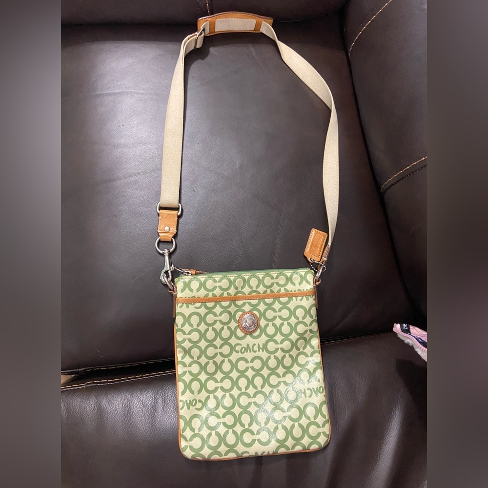 Coach cross body purse